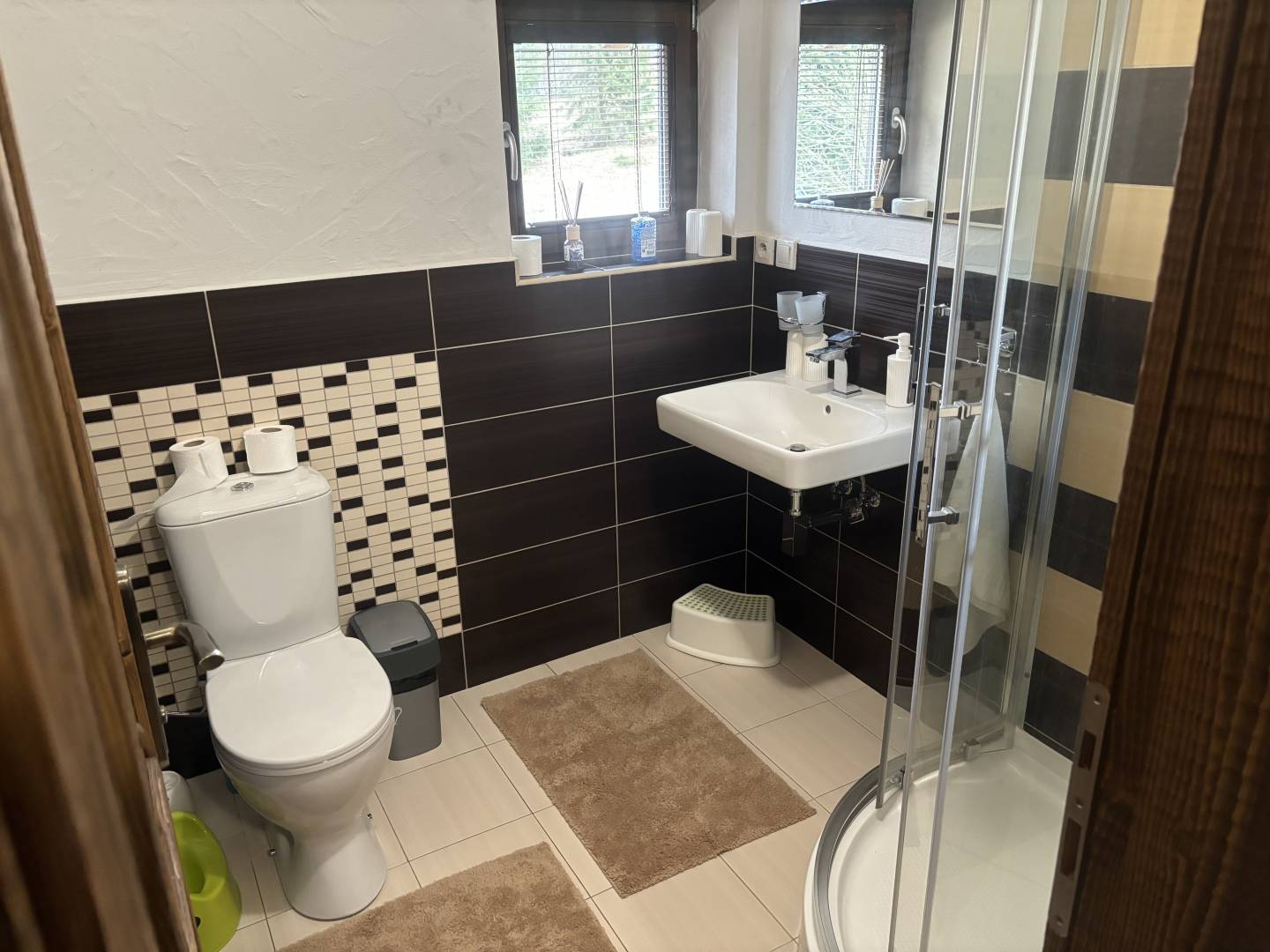 Kúpeľňa s toaletou, Chata Gazdovský dvor Klokočov Kysuce, Klokočov