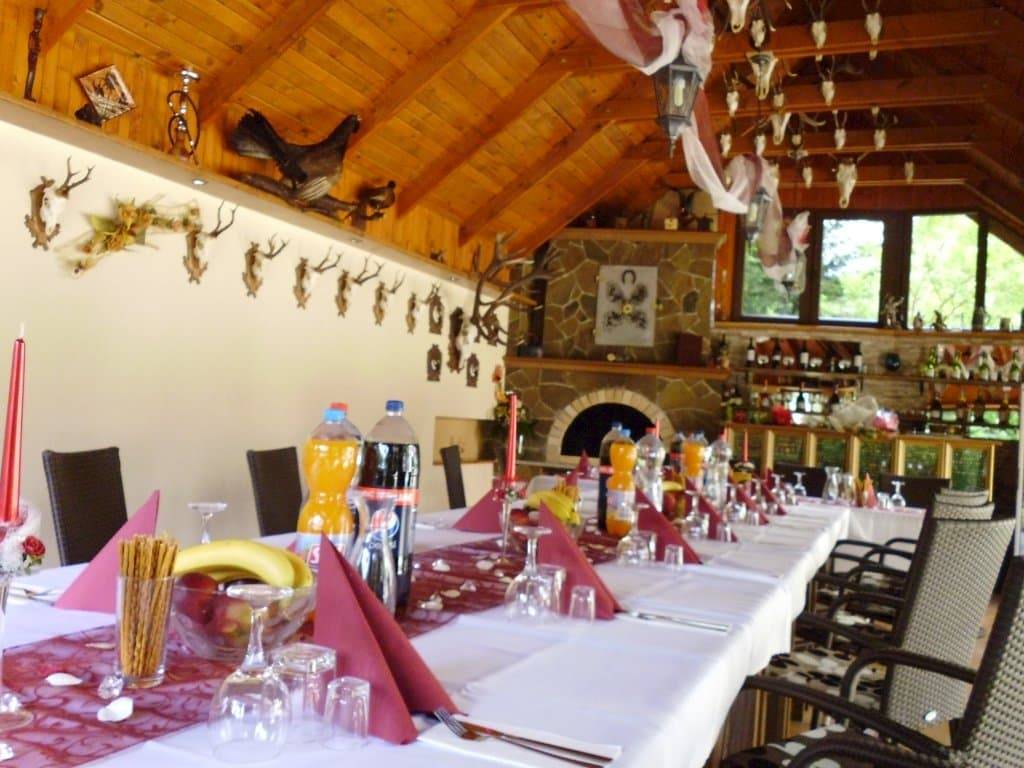 Spoločenská miestnosť, Chata pri jazierku, Vyšná Voľa