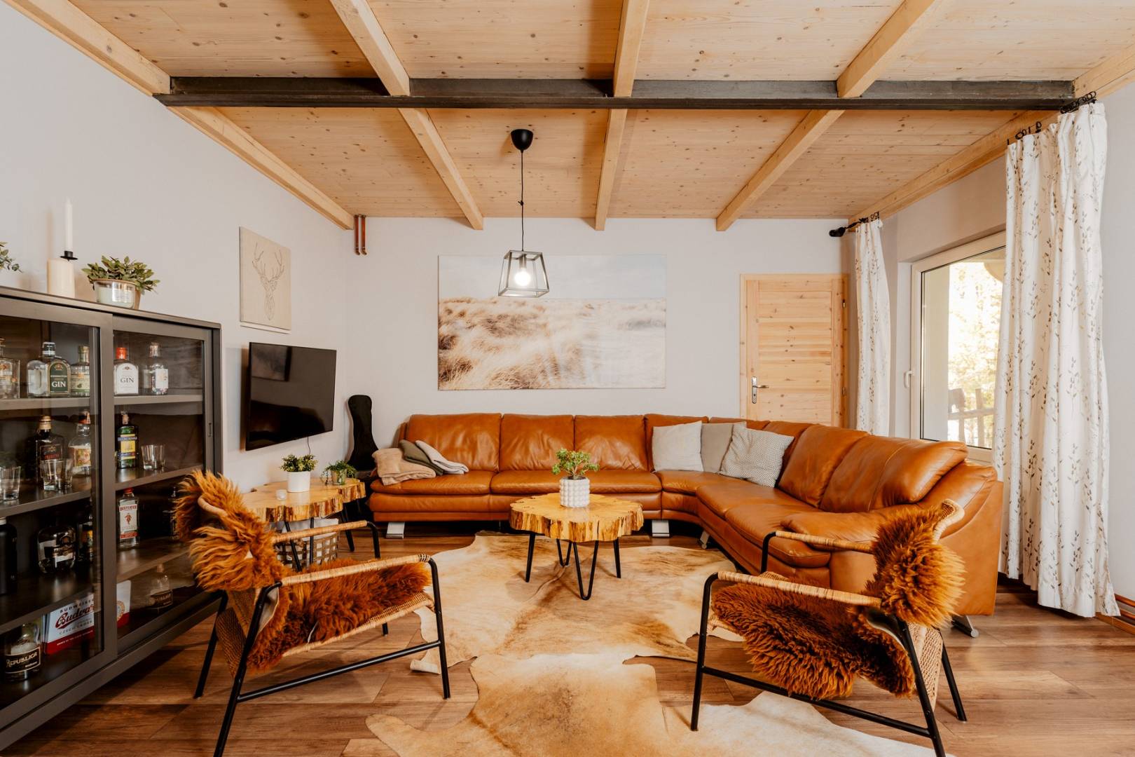 Obývačka, Chata Pekný les, Horné Hámre