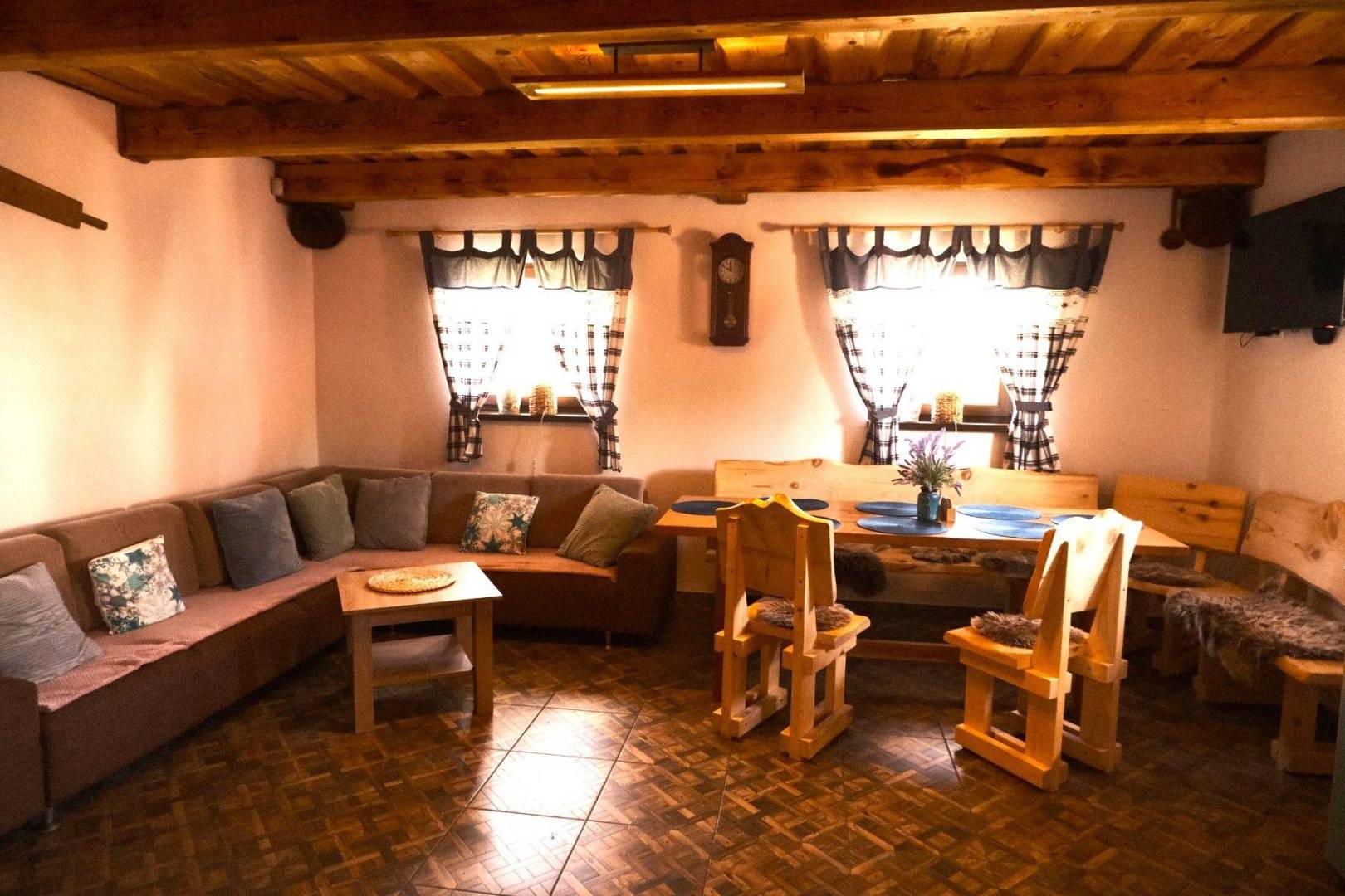 Obývačka, Chatky Korytárky, Korytárky