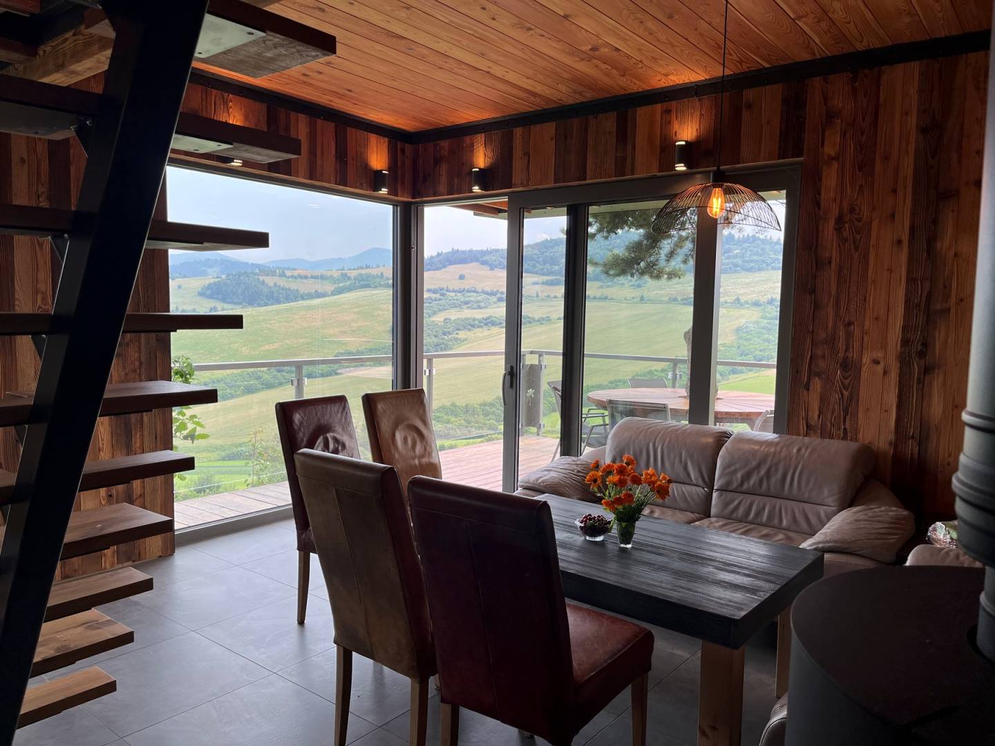 Obývačka, Chata Dorotka na sosne, Nová Ľubovňa