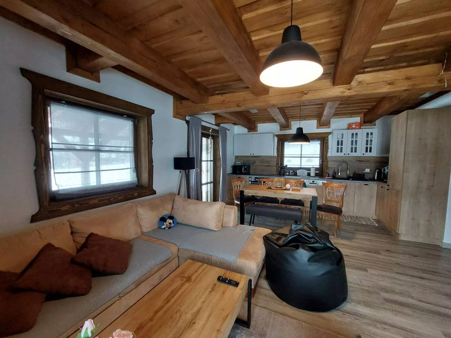 Obývačka, Chata Rabčice, Rabčice