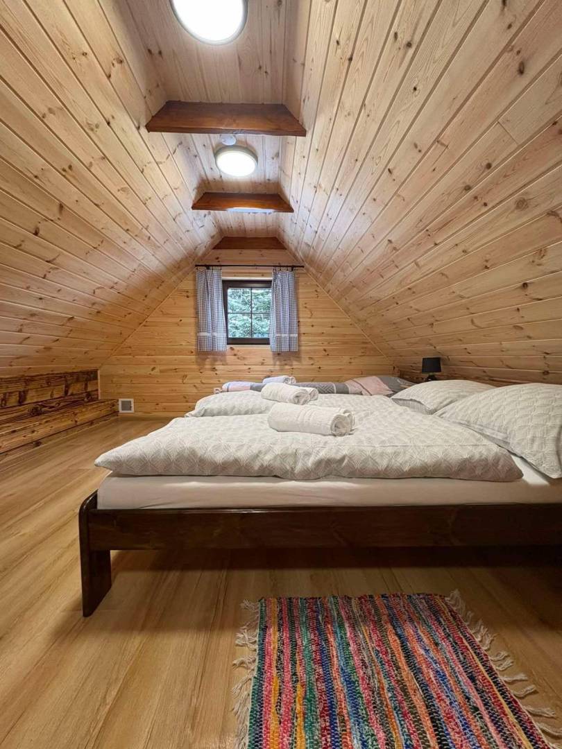 Spálňa, Chata Olívia, Oravská Lesná