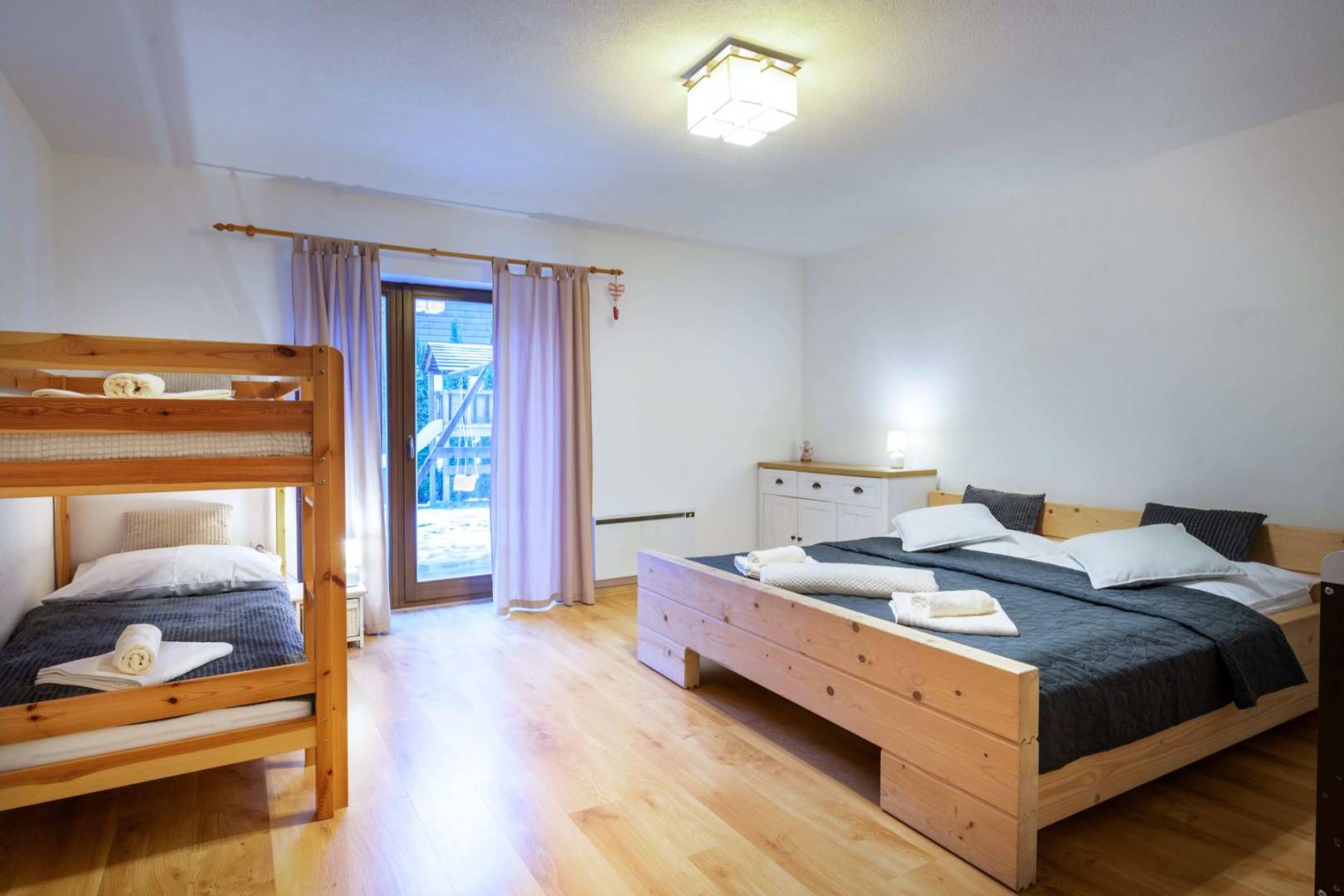 Spálňa, Apartmanica Tále 8A, Bystrá