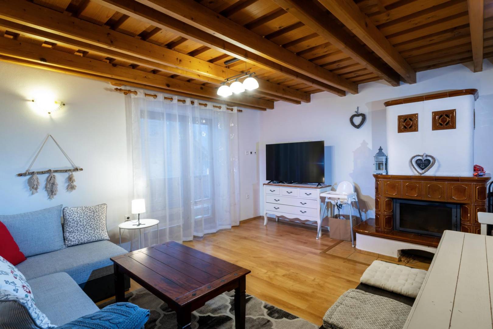Obývačka, Apartmanica Tále 8B, Bystrá