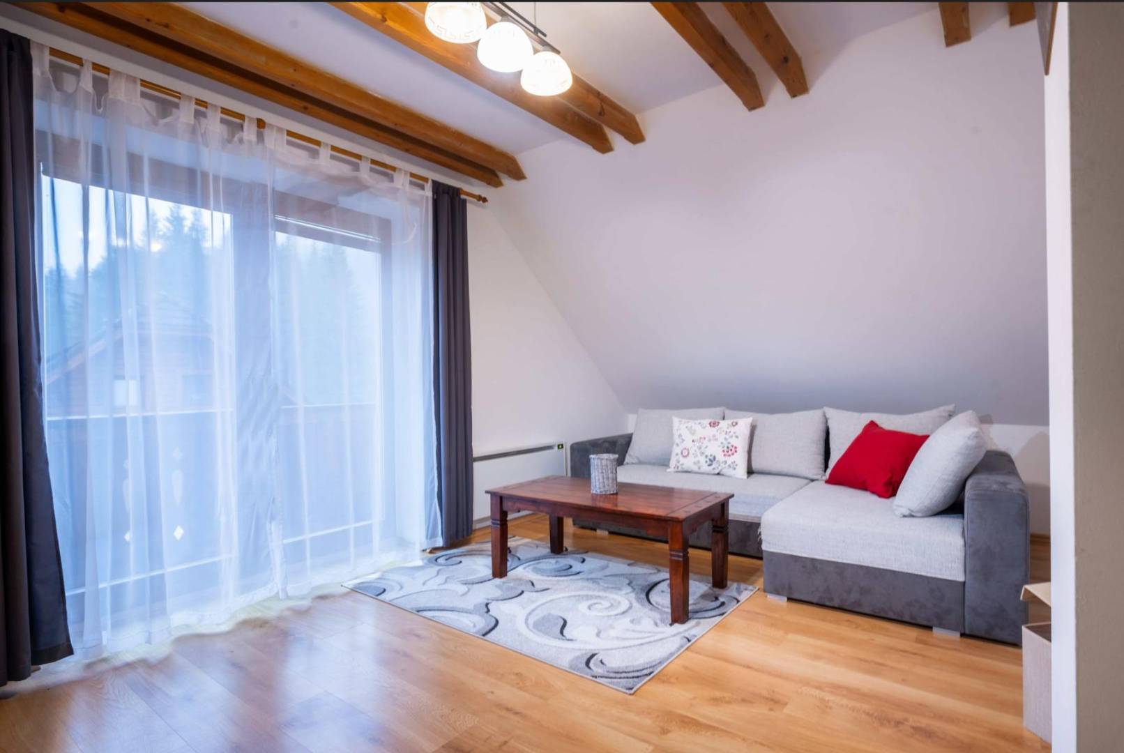 Obývačka, Apartmanica Tále 4C, Bystrá