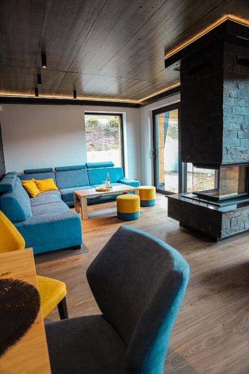 Obývačka, Chata Andromeda, Oravská Lesná