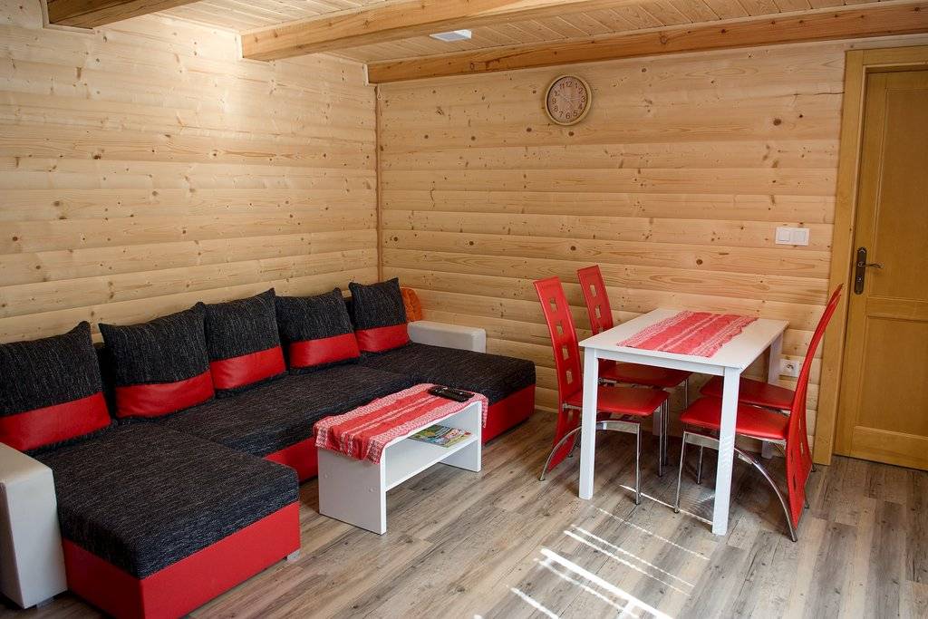 Obývačka, Chalupa pod Lyscom, Jasenská Dolina