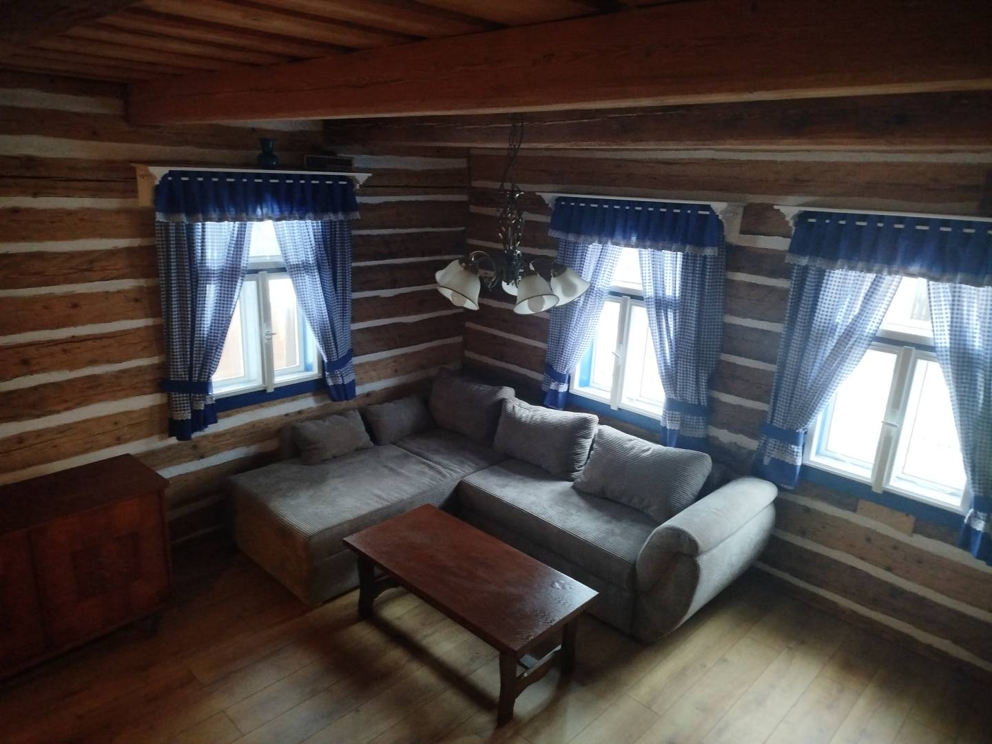 Obývačka, Chalupa u Deda, Liptovská Teplička