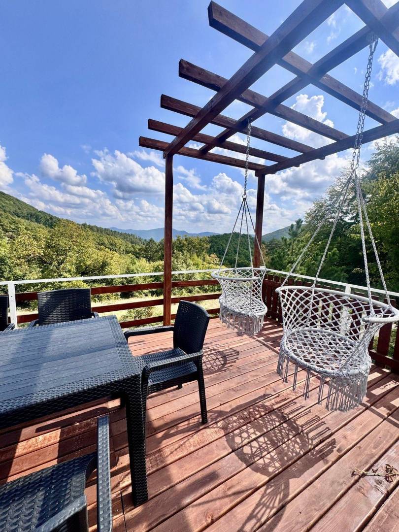 Terasa, Chata pod Horou - Nová Baňa, Nová Baňa