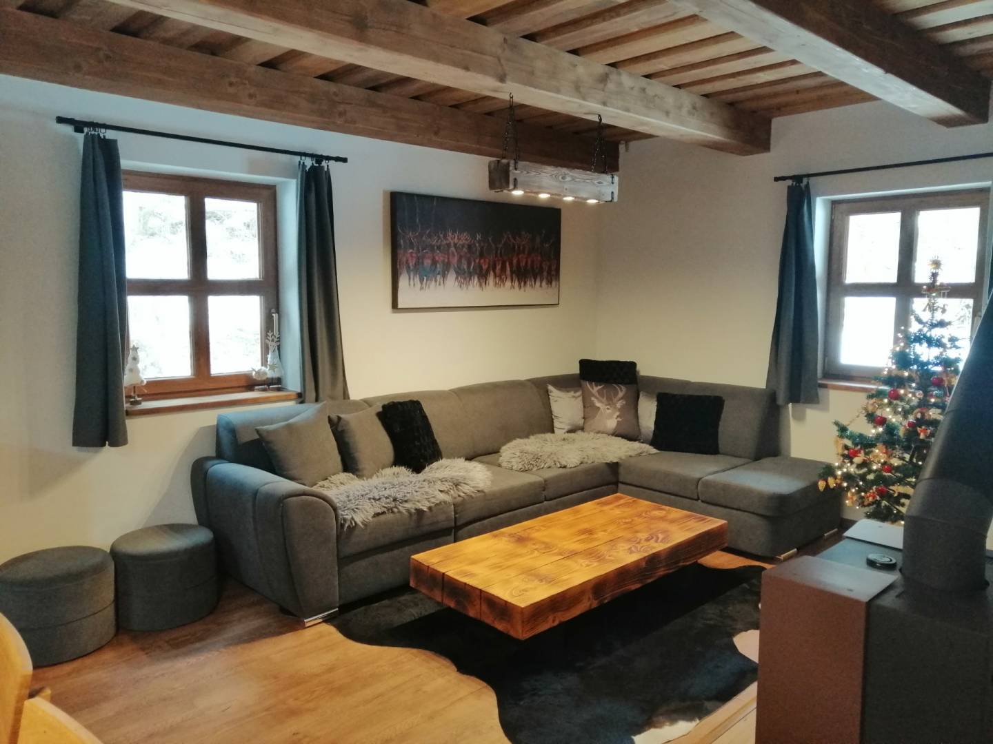 Obývačka, Chata Alex, Brezno