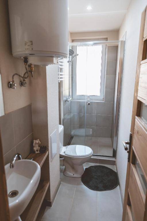 Kúpeľňa s toaletou, Apartmán Zara, Telgárt