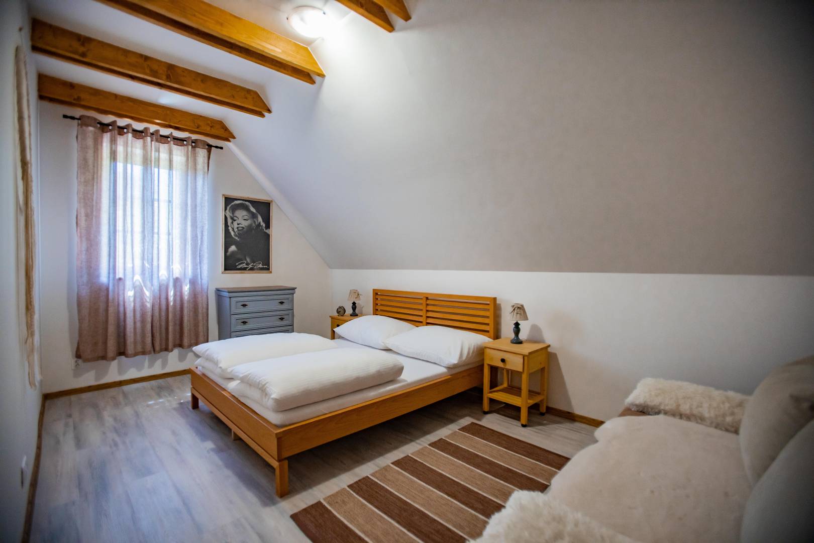 Spálňa, Chata pri Belianskom tajchu, Banská Štiavnica