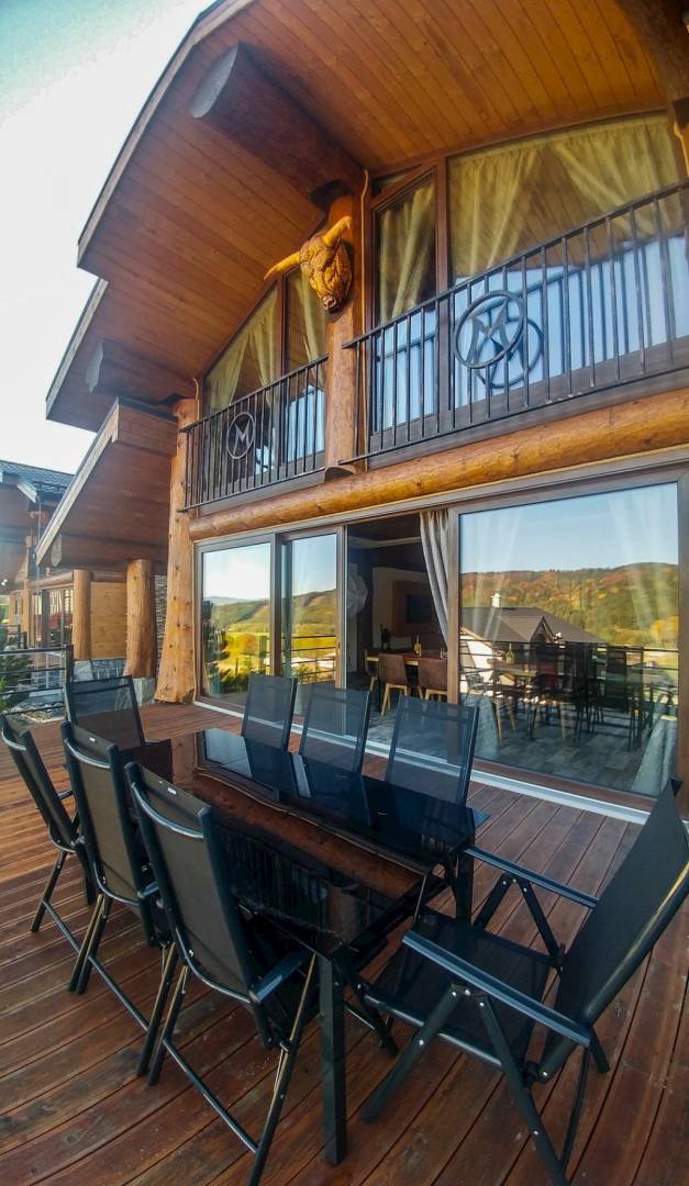 Terasa, Mountain Chalets - Chalet U býka, Valča