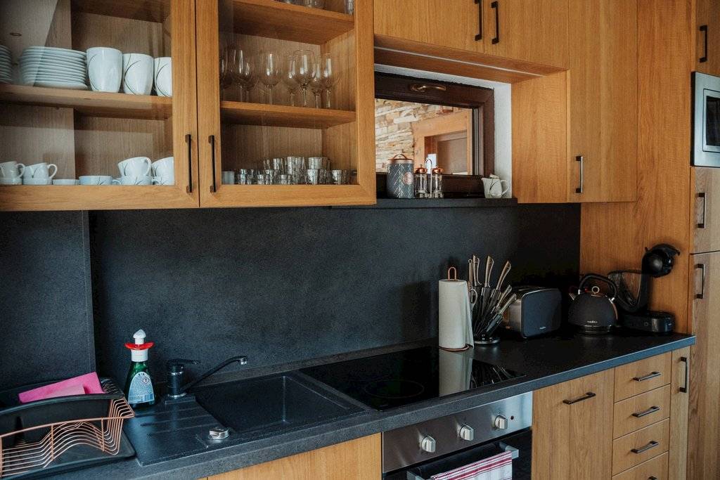 Kuchyňa, Mountain Chalets - Chalet u medveďa, Valča