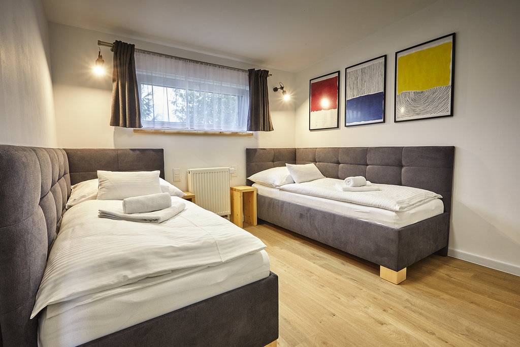 Spálňa, Apartmány LAMA, Malatíny