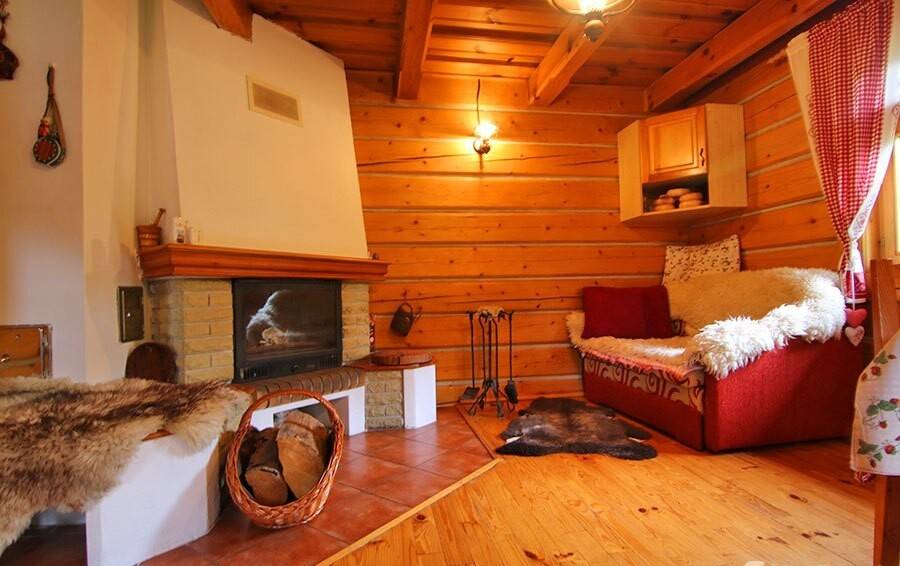 Obývačka, Drevenica Magduška, Osturňa