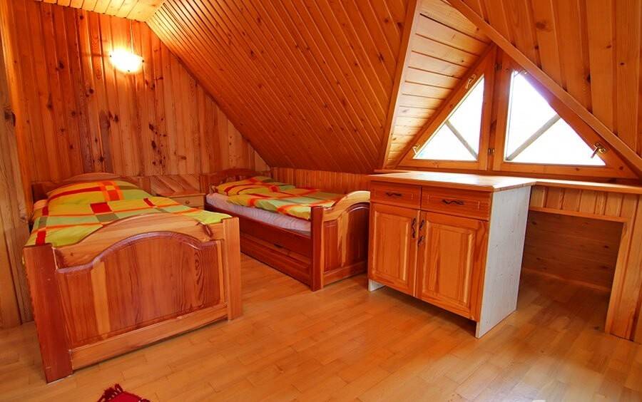 Spálňa, Drevenica Magduška, Osturňa