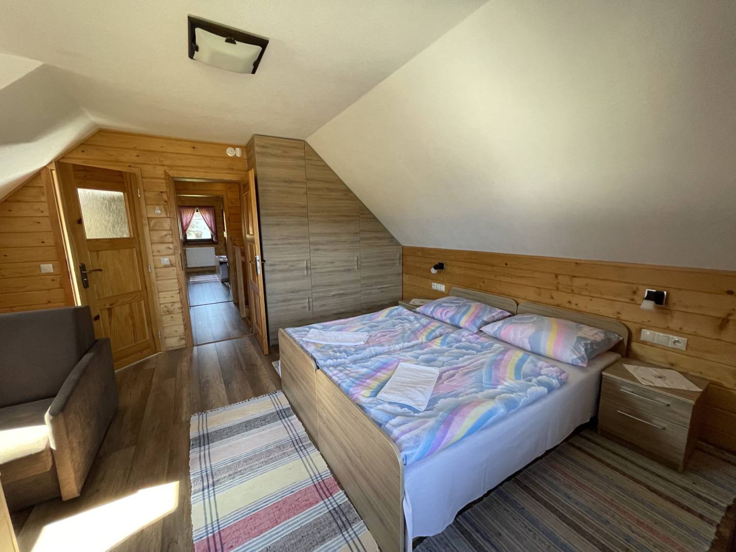 Spálňa, Chata Hajdukovo, Látky