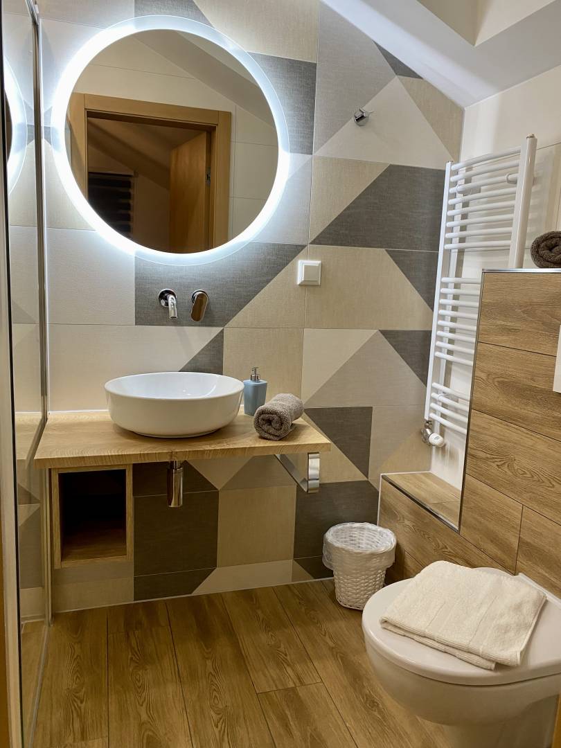 Kúpeľňa s toaletou, Chata Ansel, Stará Lesná