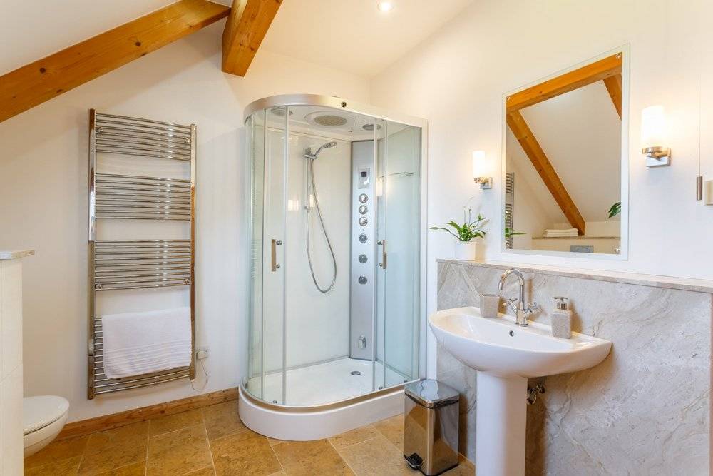 Kúpeľňa s toaletou, Chalet Le Pré, Oščadnica