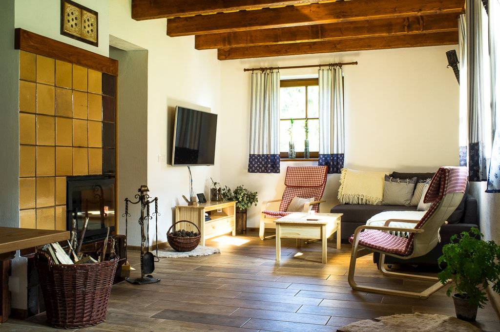 Obývačka, Chata u Saganovcov, Závažná Poruba