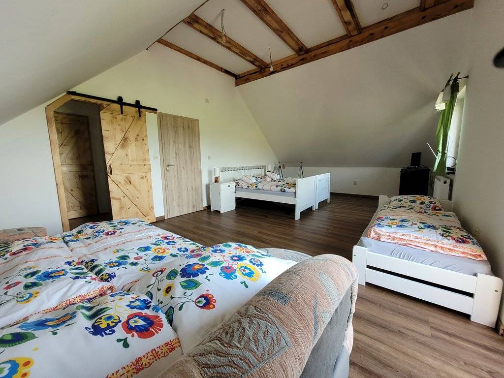 Spálňa, Vila Včielka, Kvačany