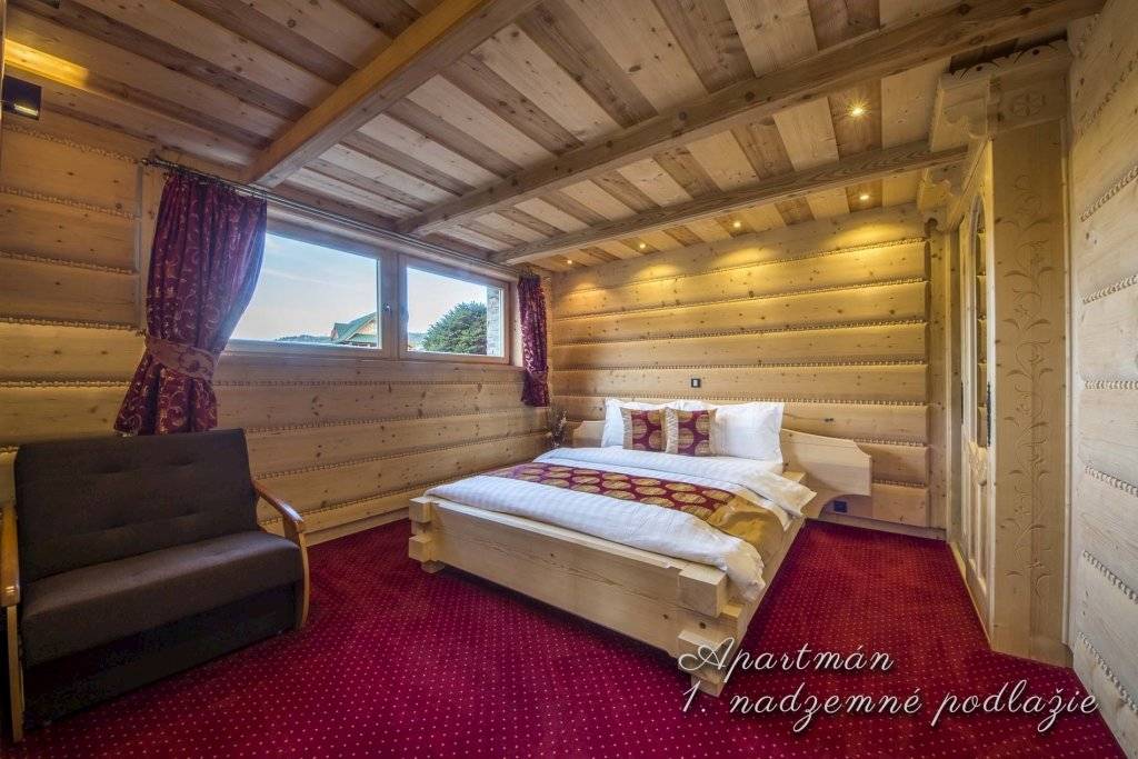 Spálňa, Drevenica 4 seasons****, Ždiar