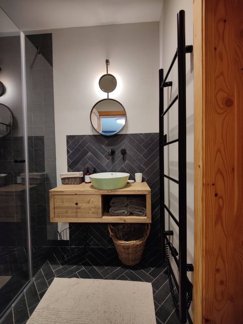 Kúpeľňa bez toalety, Chalet Salamandra, Hodruša - Hámre