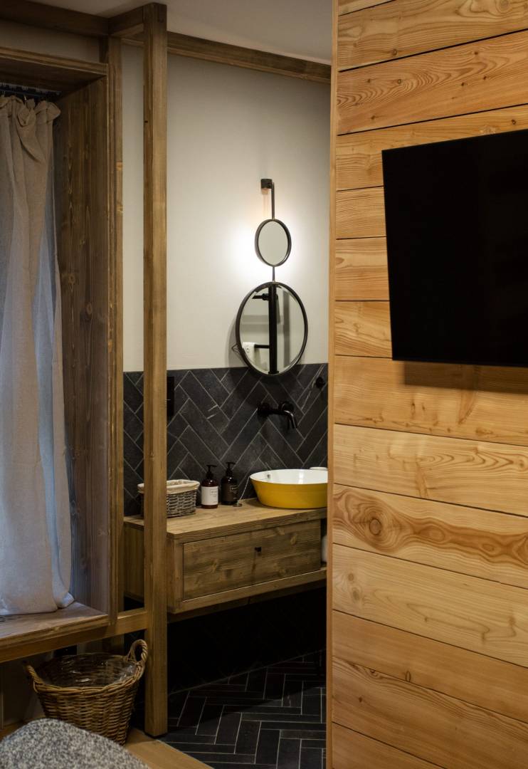 Kúpeľňa bez toalety, Chalet Salamandra, Hodruša - Hámre