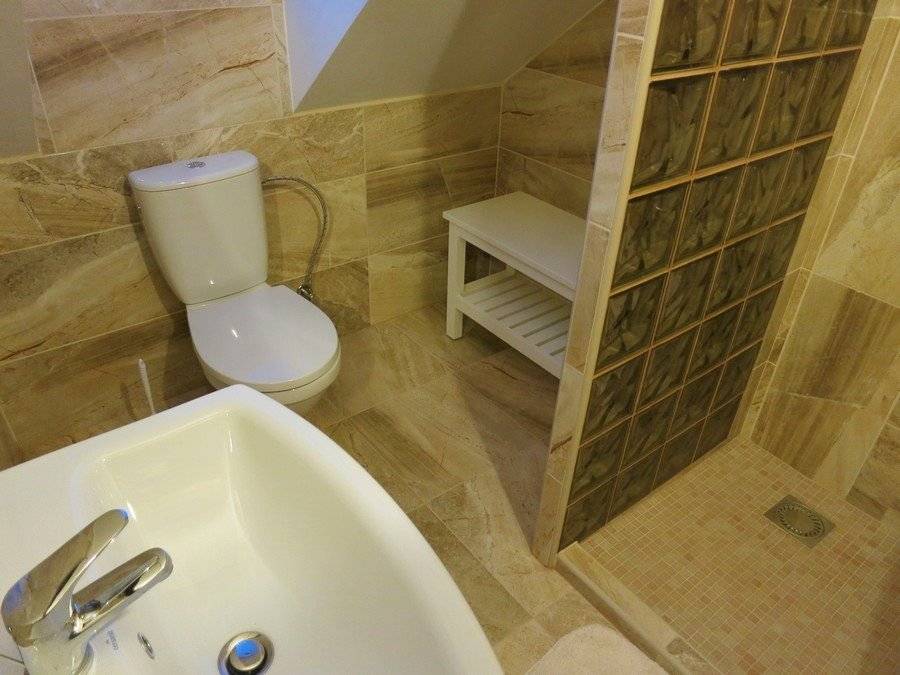 Kúpeľňa s toaletou, Vilka Relax, Pozba