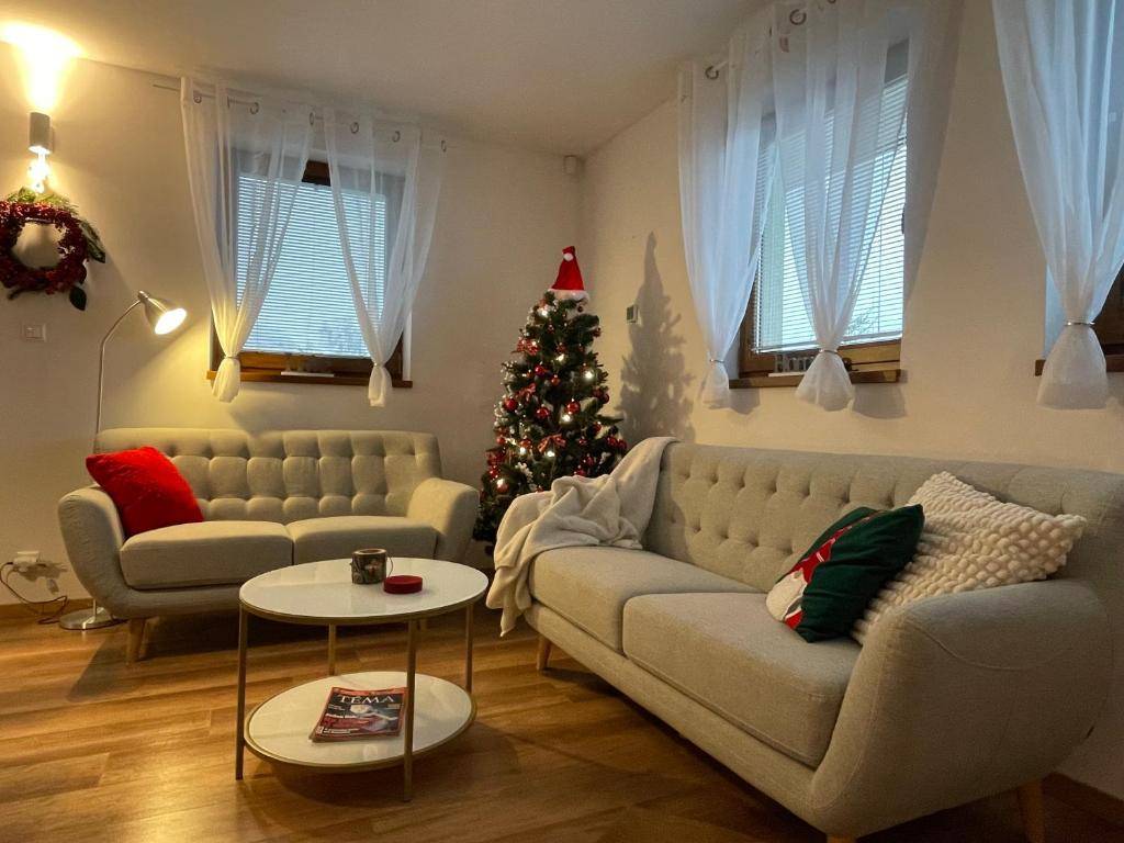 Obývačka, Chalet Jayata, Stará Lesná