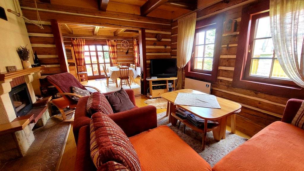 Obývačka, Chalupa Alžbetka, Važec