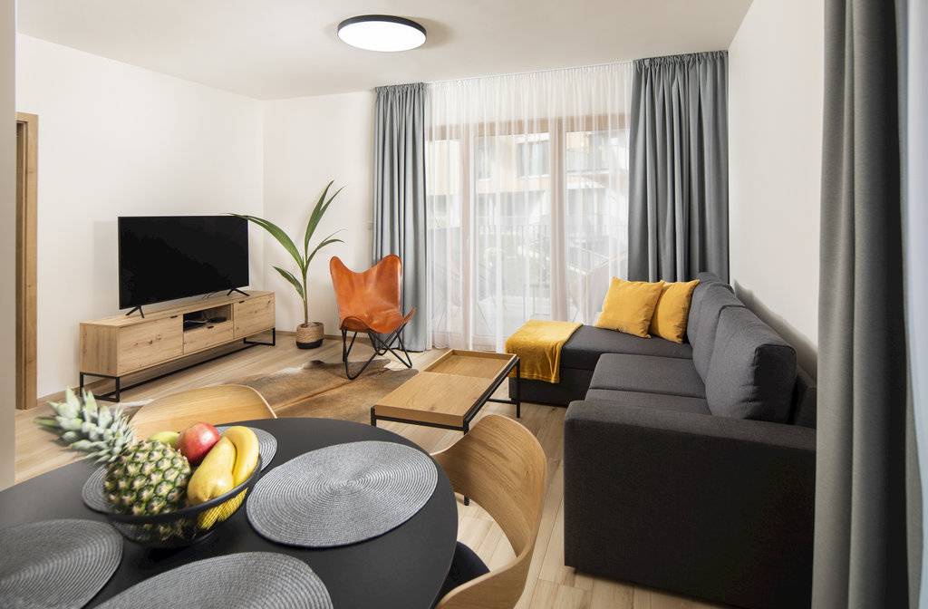 Obývačka, Apartmán Hills Kubínska hoľa, Dolný Kubín