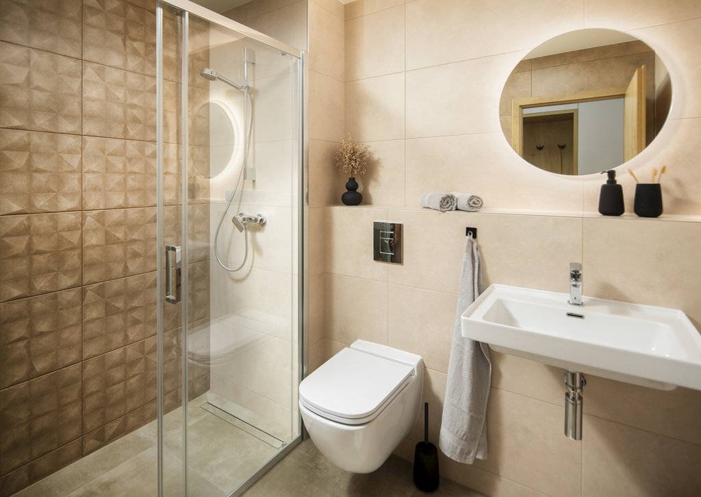 Kúpeľňa s toaletou, Apartmán Hills Kubínska hoľa, Dolný Kubín