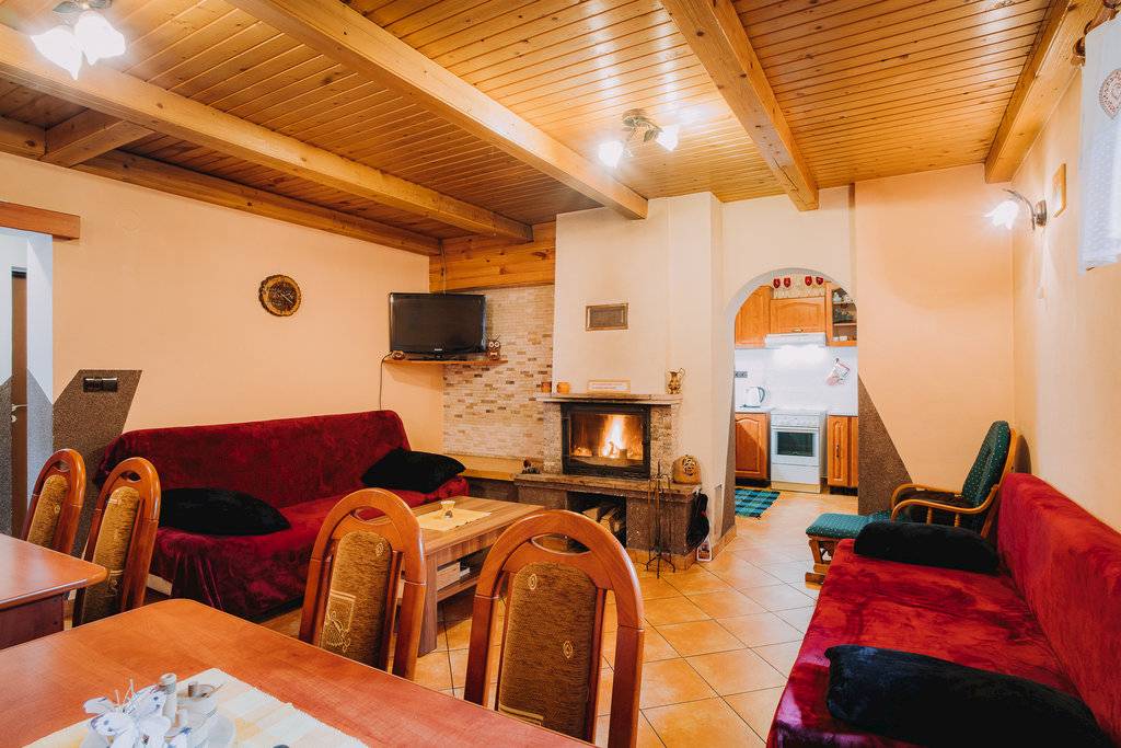 Obývačka, Rodinná chata Hybe, Hybe