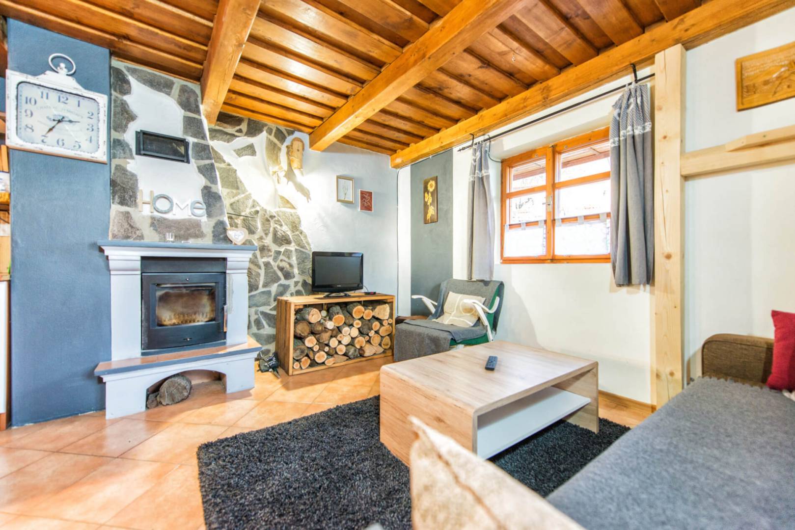 Obývačka, Chatka Telep, Detvianska Huta