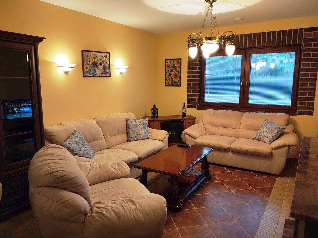 Obývačka, Rekreačný dom SPOLIKO, Podhájska