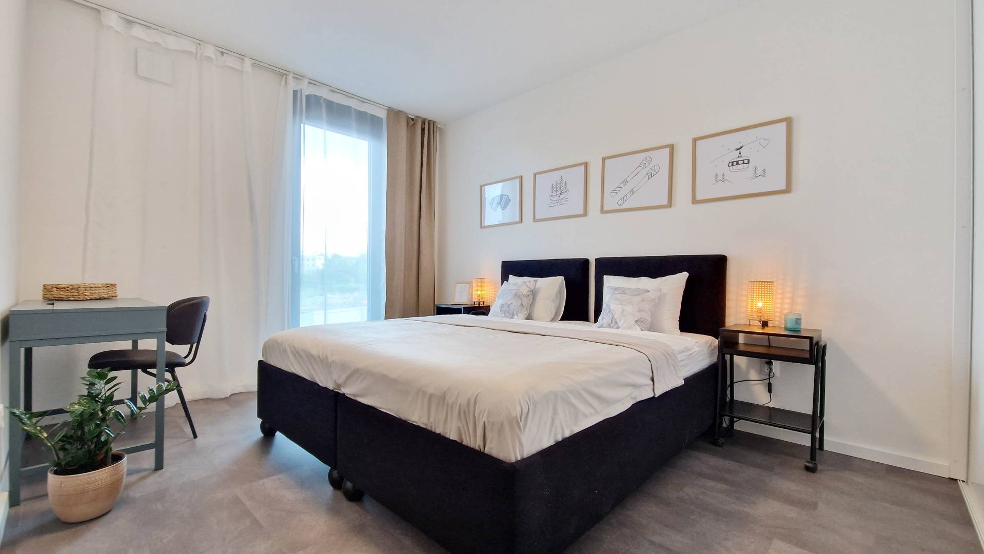 Spálňa, Hillshome | 84m2 moderný byt s terasou aj saunou, Liptovský Mikuláš