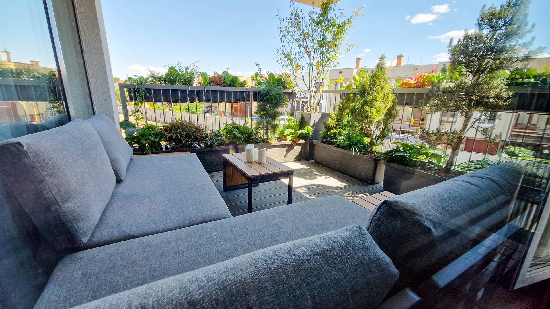 Terasa, Hillshome | 84m2 moderný byt s terasou aj saunou, Liptovský Mikuláš