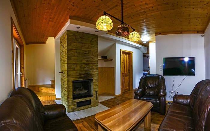 Obývačka, Chata Hozajda, Nový Hrozenkov