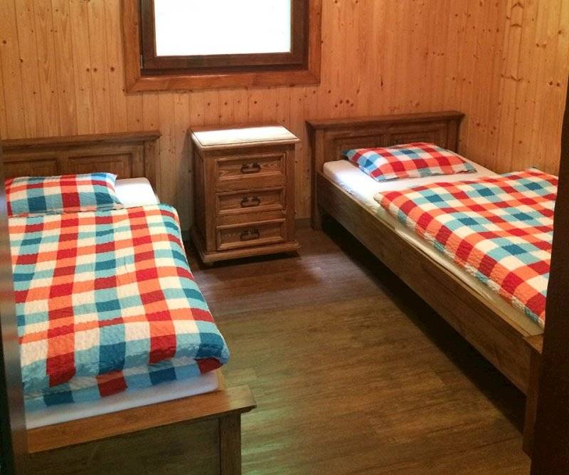 Spálňa, Chata Sklené Teplice, Sklené Teplice