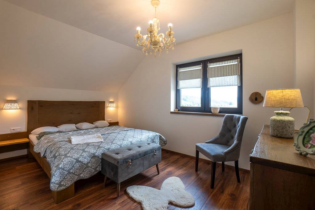 Spálňa, Chalupa Toscana, Valča