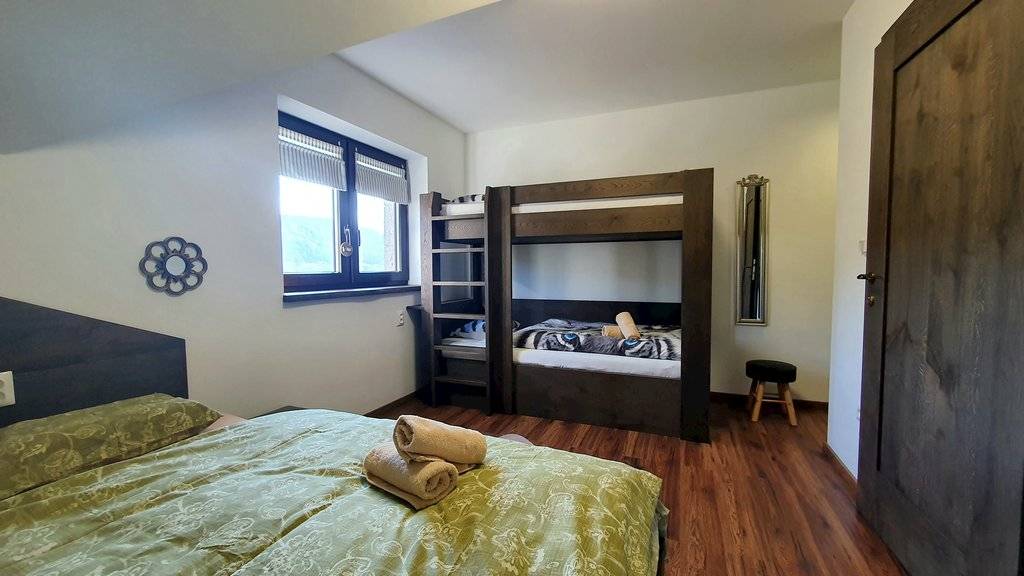 Spálňa, Chalupa Toscana, Valča