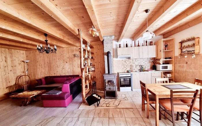 Obývačka, Chata Stanislav, Jedľové Kostoľany