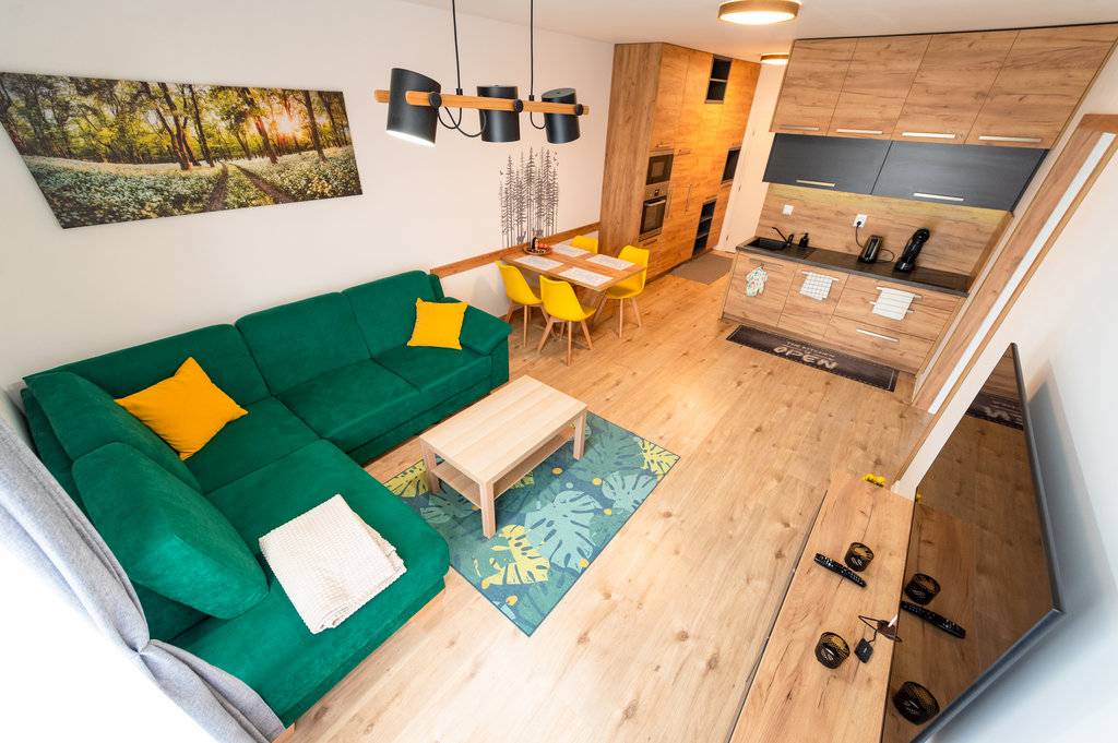 Obývačka, Apartmán 110 Vila Zuberec, Zuberec