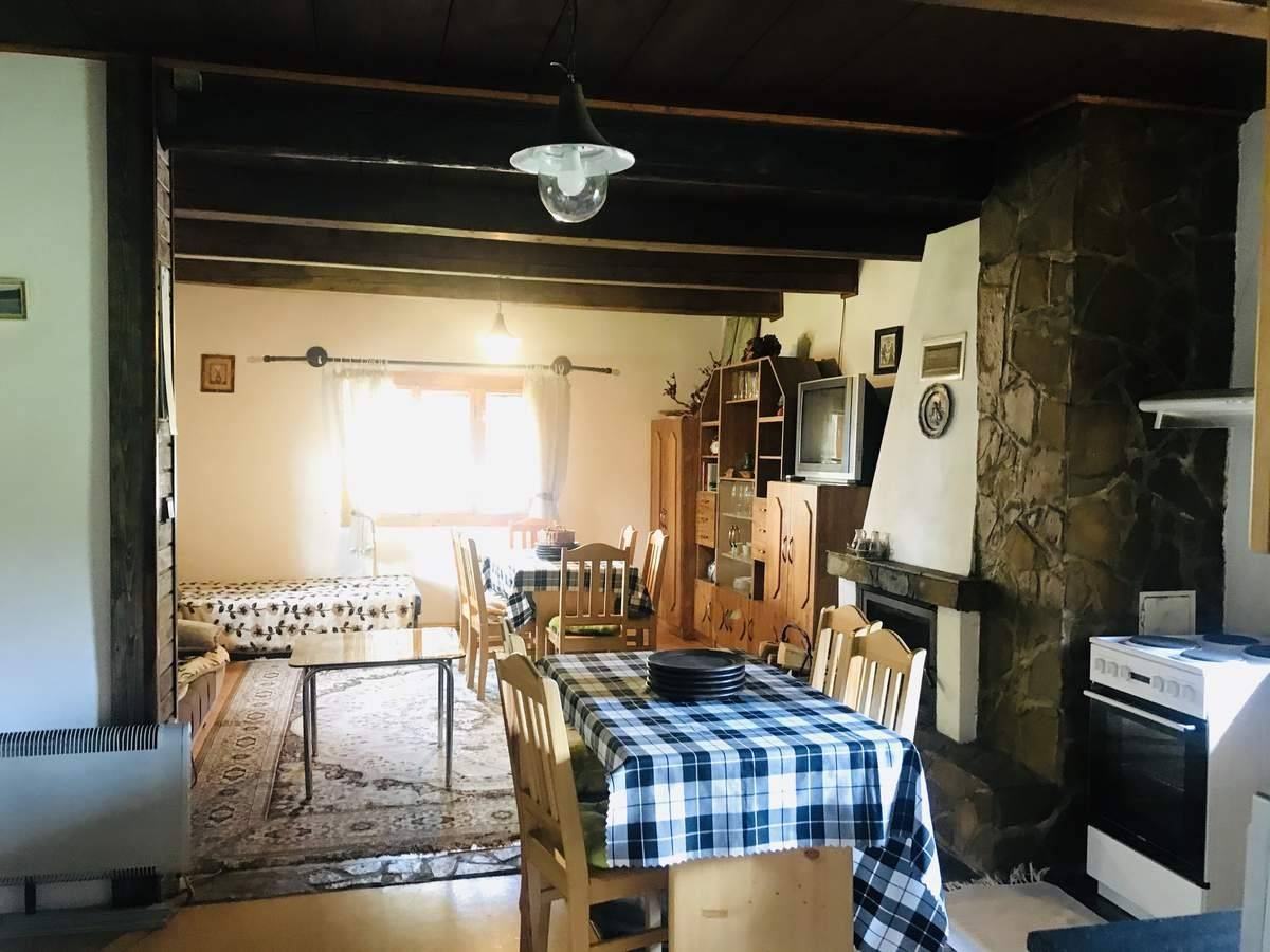 Obývačka, Drevenica v Zázrivej 243, Zázrivá