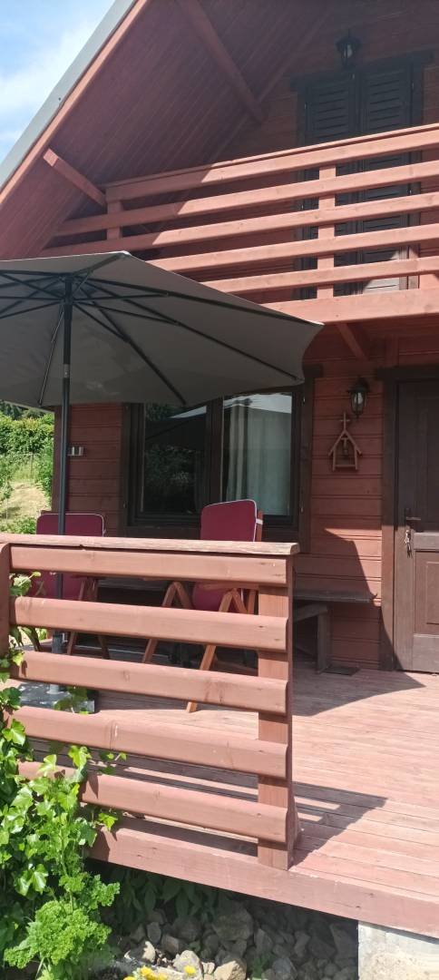 Balkón, Chata Kolpachy pri štiavnickom jazere, Banský Studenec