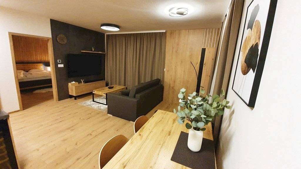 Obývačka, Apartmán Y32 Hillside, Dolný Kubín