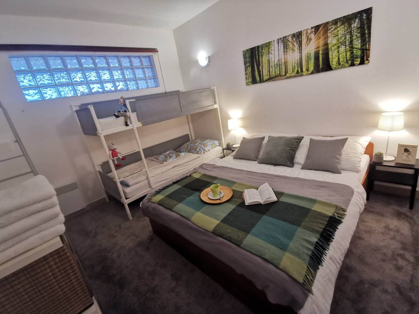 Spálňa, Apartmán Skalka 38, Kremnica